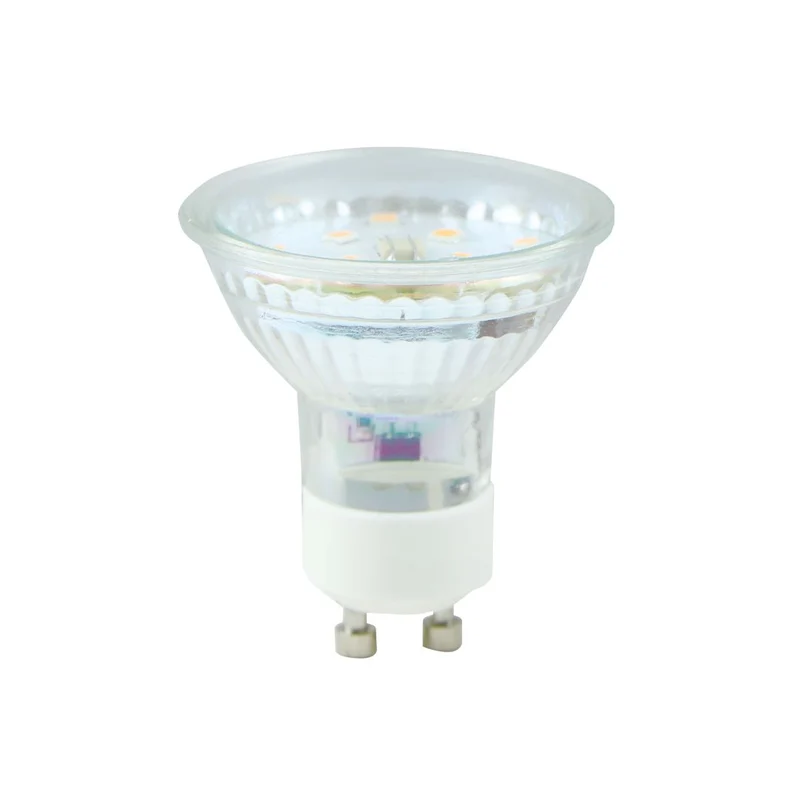 10er Pack LED Leuchtmittel GU10, MR16, 5W, 525lm, 2700K, 110°, Glasgehäuse