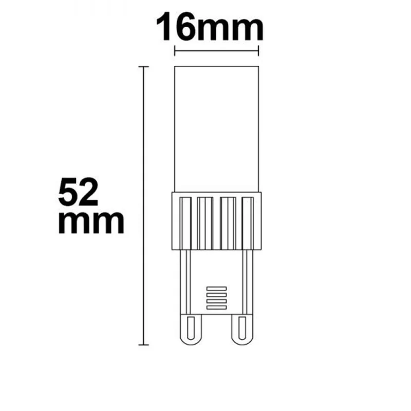 G9 LED Warmweiß 3000K 410 lm 3,5W