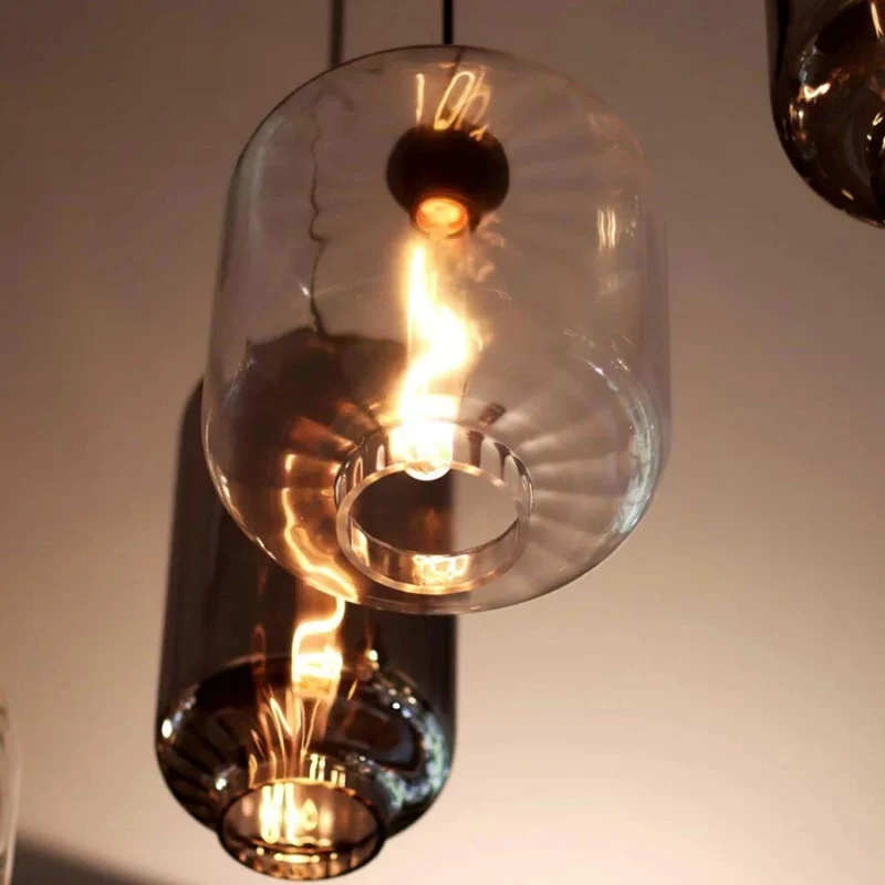 s.luce Velo Cluster Glas-Pendelleuchte 3-flammig 3x18cm