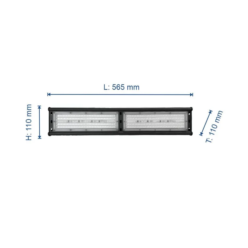 HighBay, linear, 100 W, 12000 lm, Hallenleuchte, IP65, 5000 K