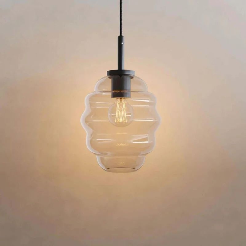 s.luce Echos Cluster Glas-Pendelleuchte 3-flammig 3x18cm
