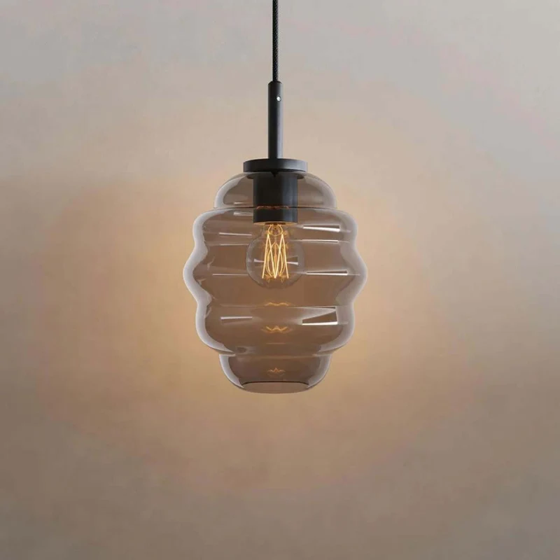 s.luce Echos Cluster Glas-Pendelleuchte 3-flammig 3x18cm
