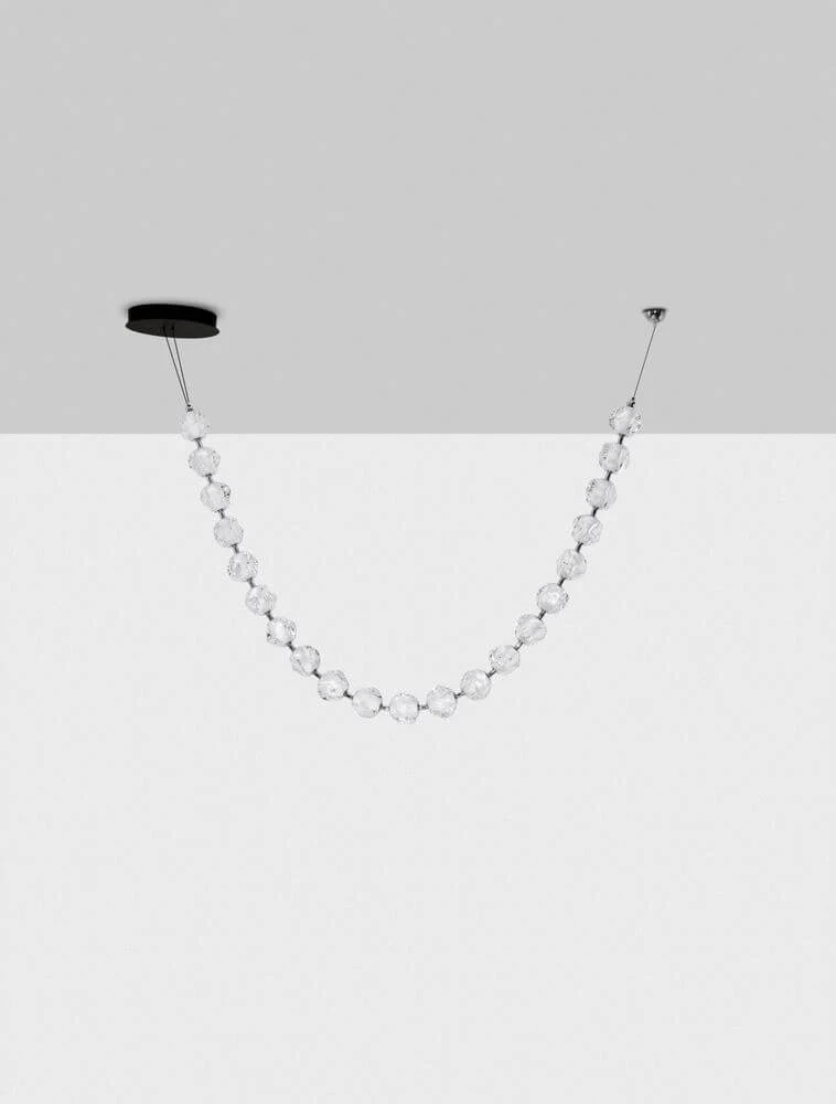 Ifos LED Deckenleuchte 20-flammig 3000K Schwarz, Chrom