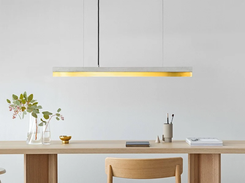 Gantlights C2 LED-Hängelampe 92cm dimmbar Beton