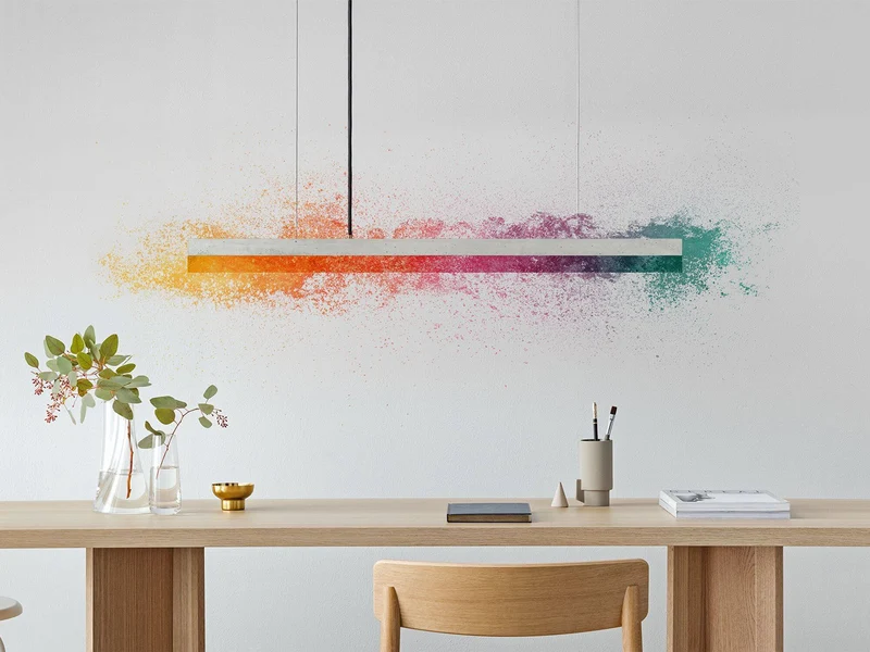 Gantlights C2 LED-Hängelampe 92cm dimmbar Beton