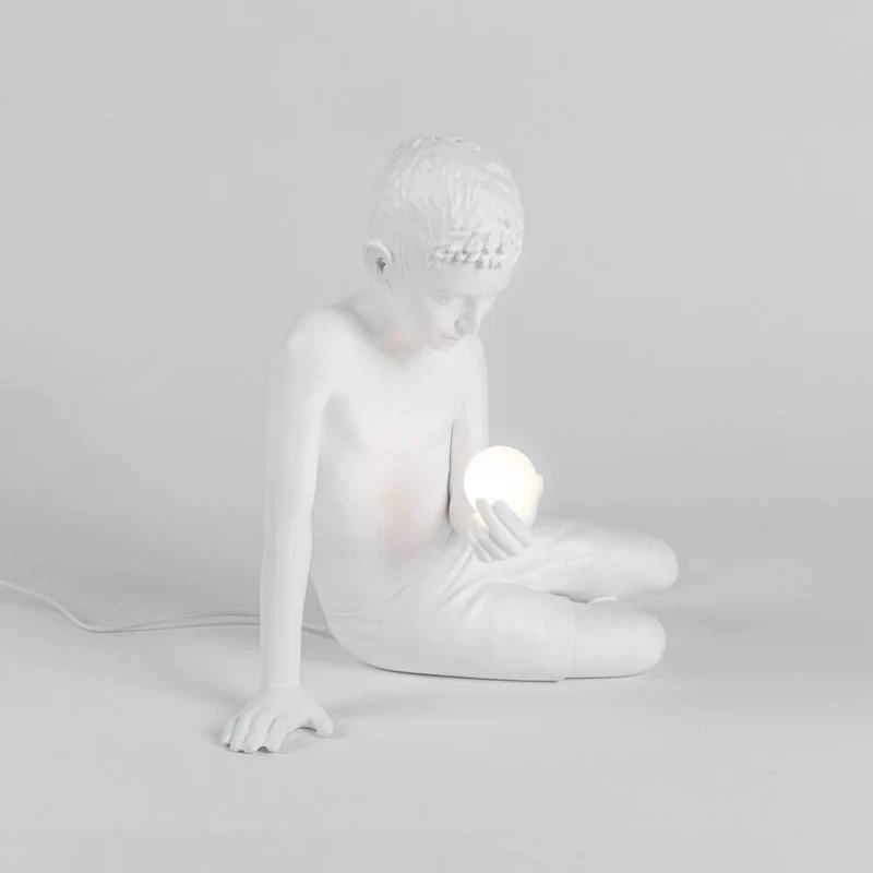 Seletti Innerflow Mini LED-Dekoleuchte Junge Harz