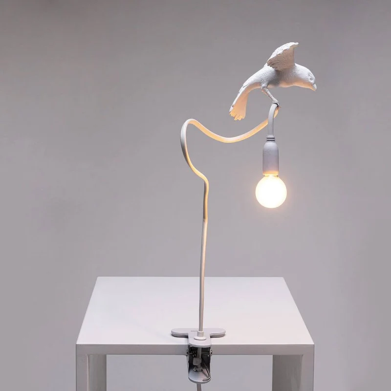 Seletti Sparrow Cruising Klemmleuchte USB