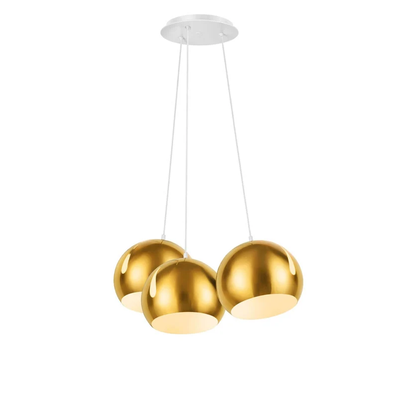 s.luce Ball Cluster Mehrfach-Pendelleuchte 3-flammig 3x20cm