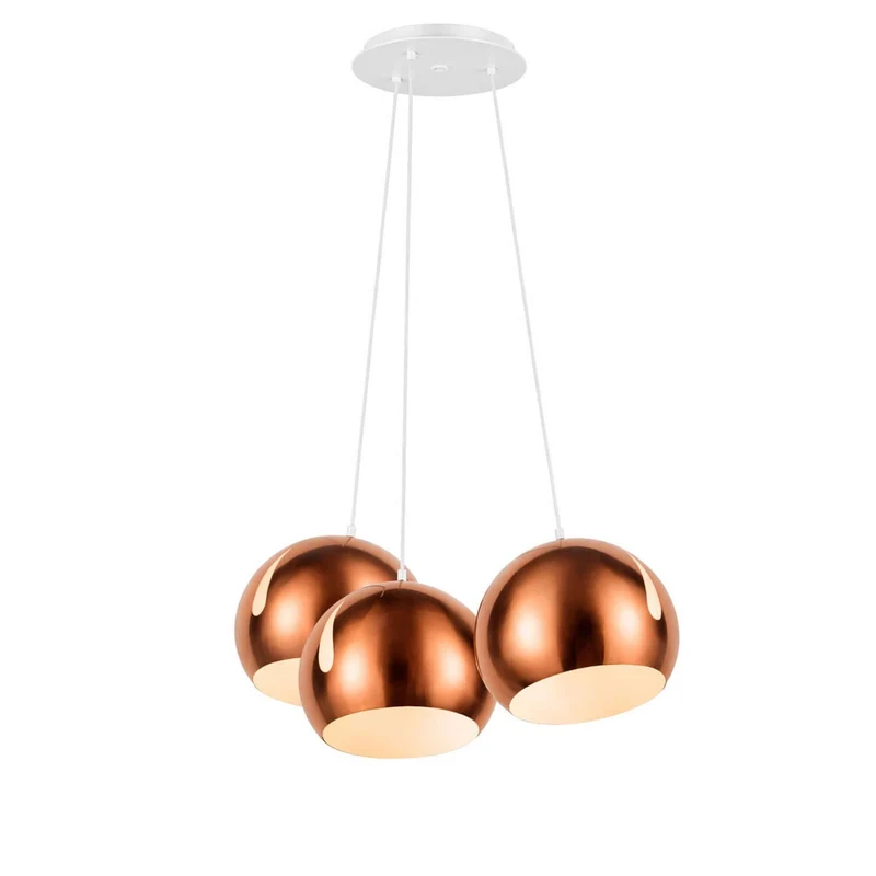 s.luce Ball Cluster Mehrfach-Pendelleuchte 3-flammig 3x20cm