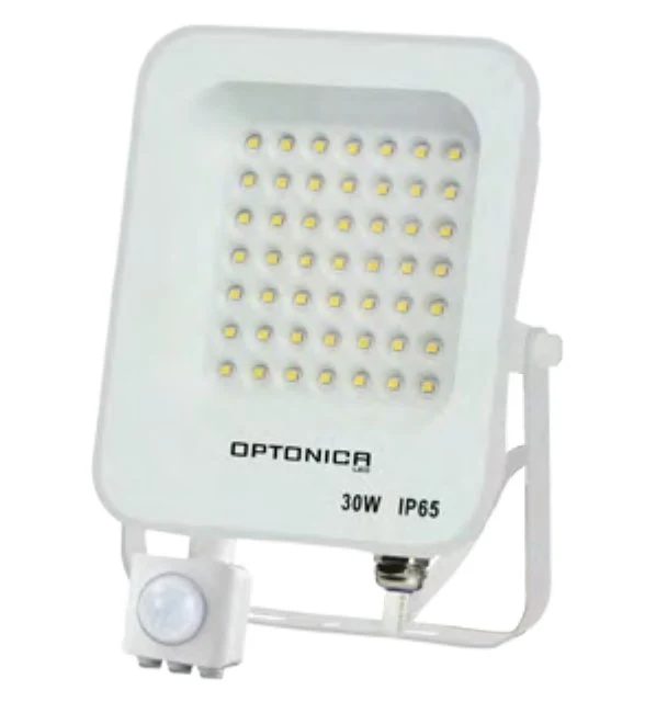 LED-Fluter, 30 W, 2700 K, IP65, Bewegungsmelder