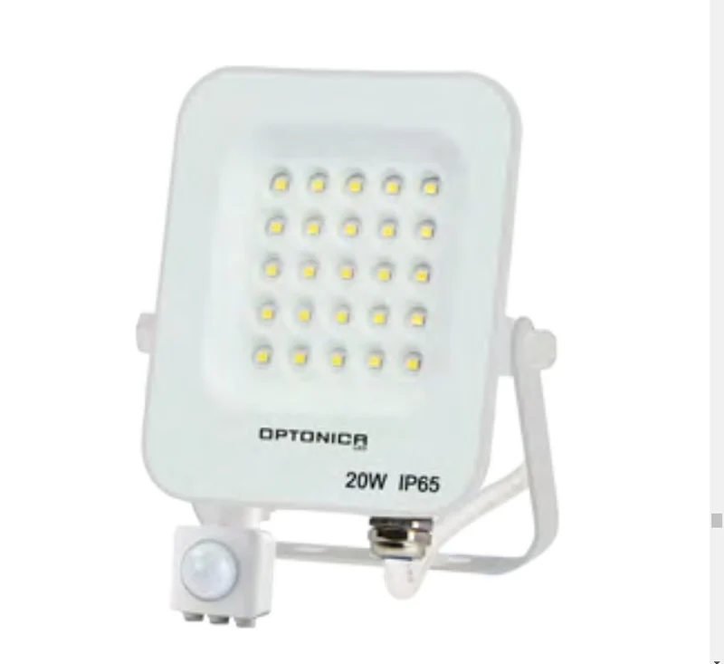 LED-Fluter, 20 W, 4500 K, IP65, Bewegungsmelder