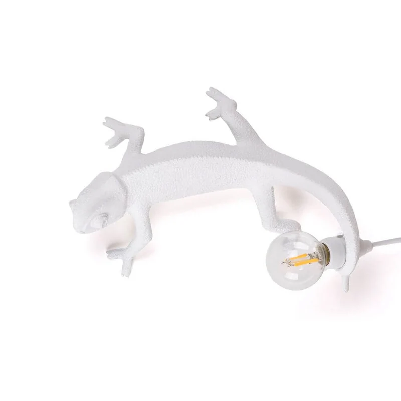 Seletti Chameleon Going Up LED-Wandleuchte USB Weiß
