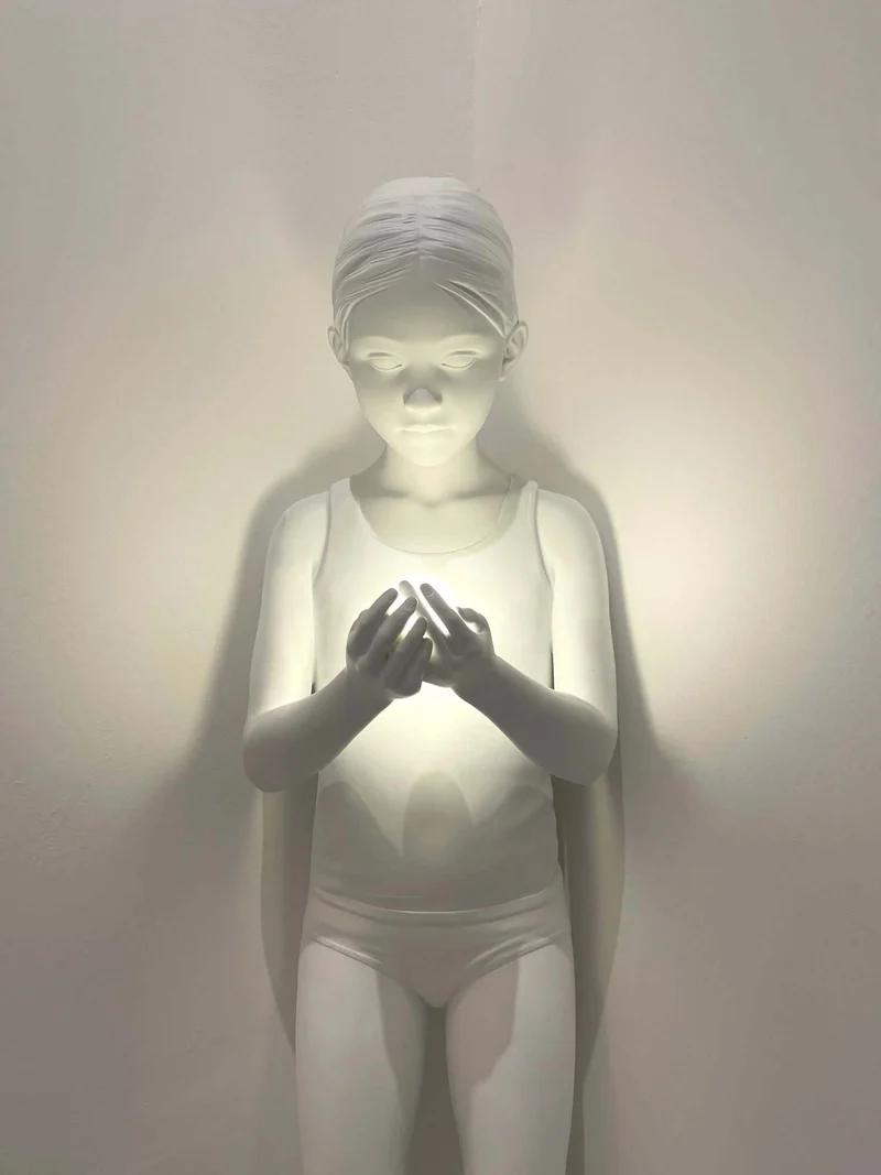 Seletti Inner Glow LED-Stehleuchte dimmbar Harz