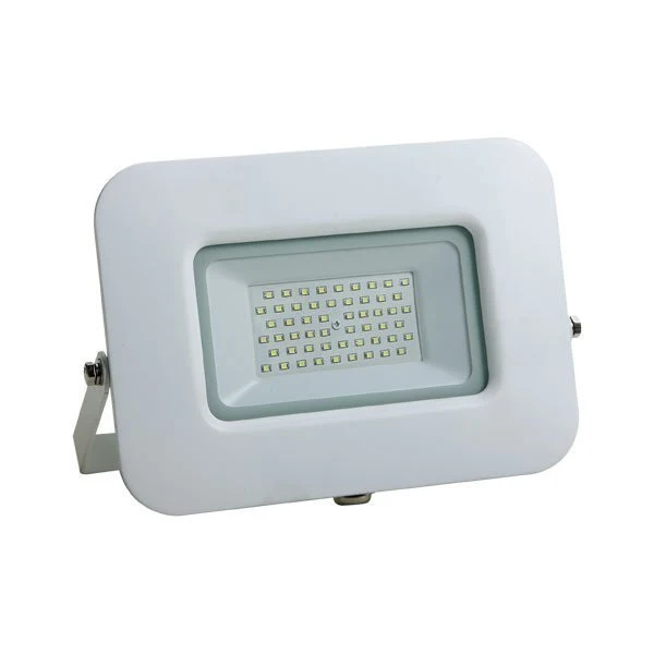LED-Fluter, 50 W, 4250 lm, slim, weiß, IP65, 6000 K (kaltweiß)