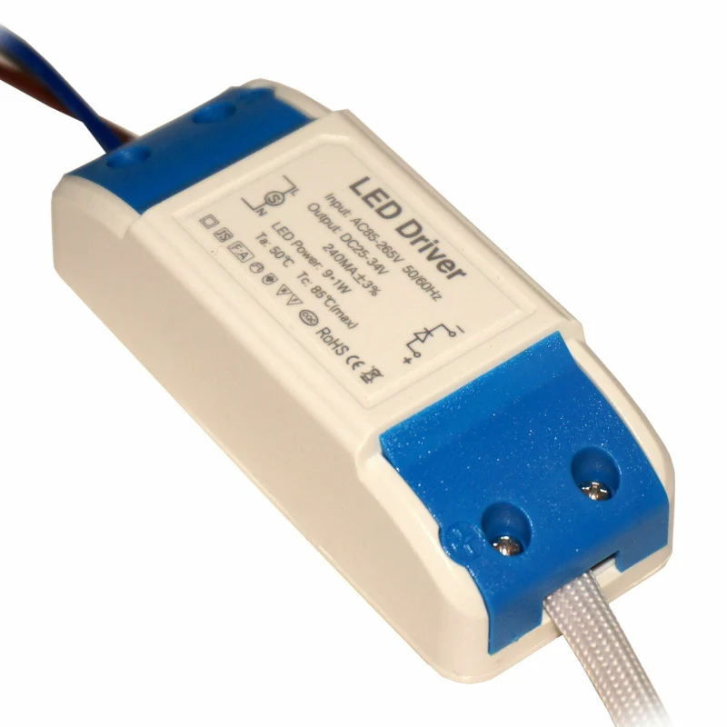 All Seasons Life 9W LED Driver Kompakter Konstantstrom-Trafo 240mA ~1107