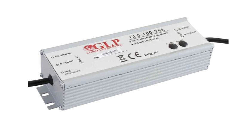 LED-Netzteil, 102 W, 12 V DC, 8,5 A, IP65, CV+CC