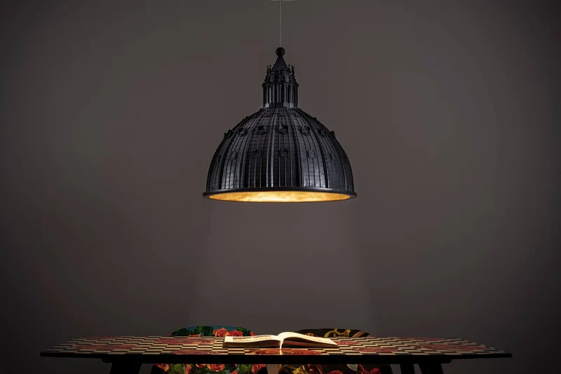 Seletti Cupolone Quarantacinque Pendelleuchte Weiß Ø45cm