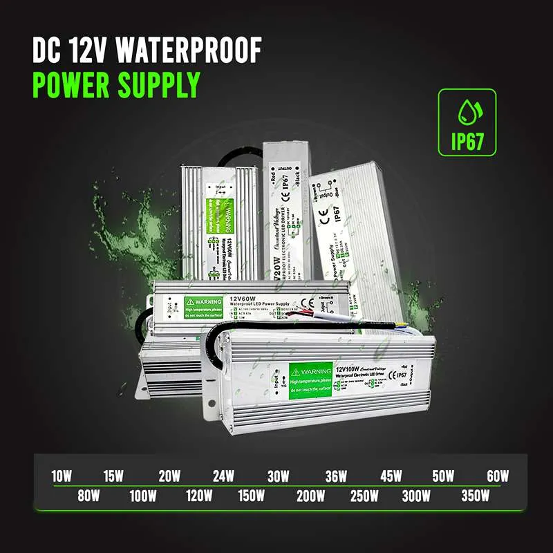 15W LED Driver led trafo 12v wasserdicht netzteil 12v~1098