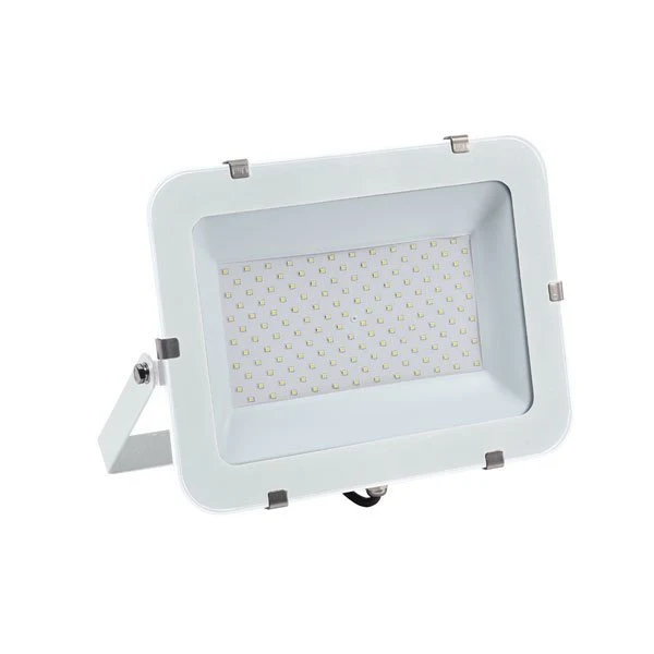 LED-Fluter, 150 W, 15000 lm, slim, weiß, IP65, 6000 K (kaltweiß)