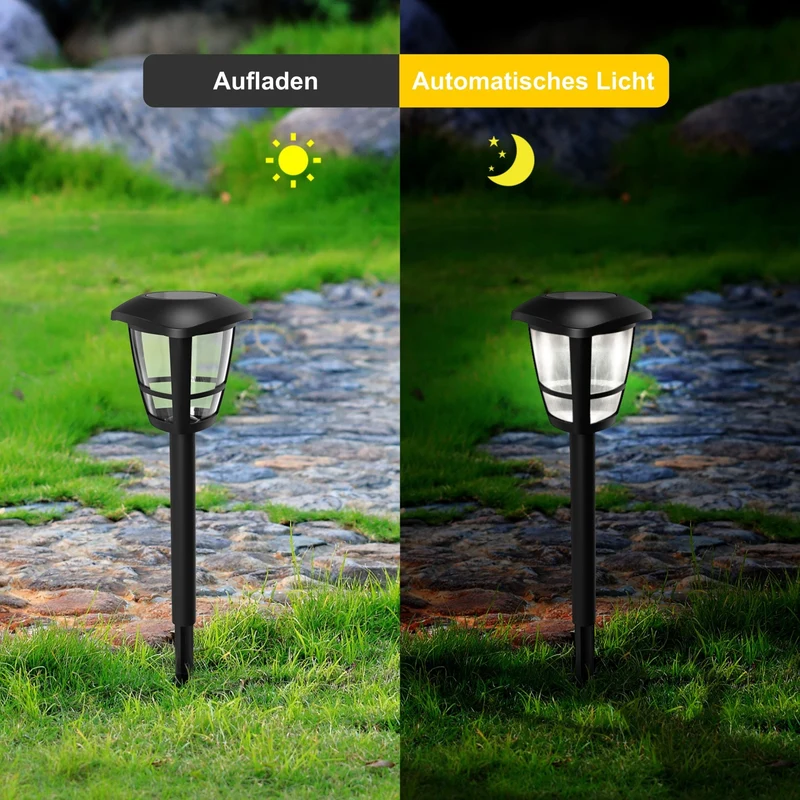 LED-Solargartenleuchte mit Spieß, 0,06 W, 6500 K