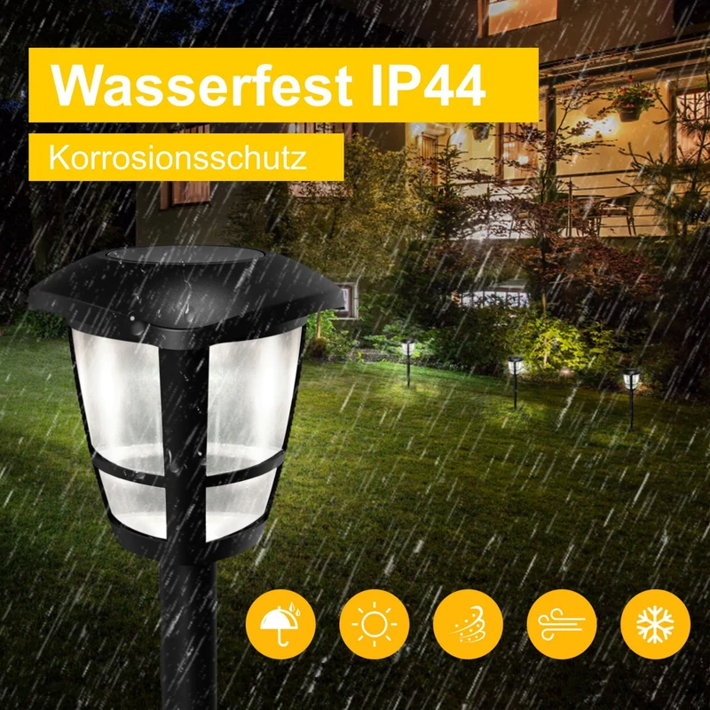 LED-Solargartenleuchte mit Spieß, 0,06 W, 6500 K