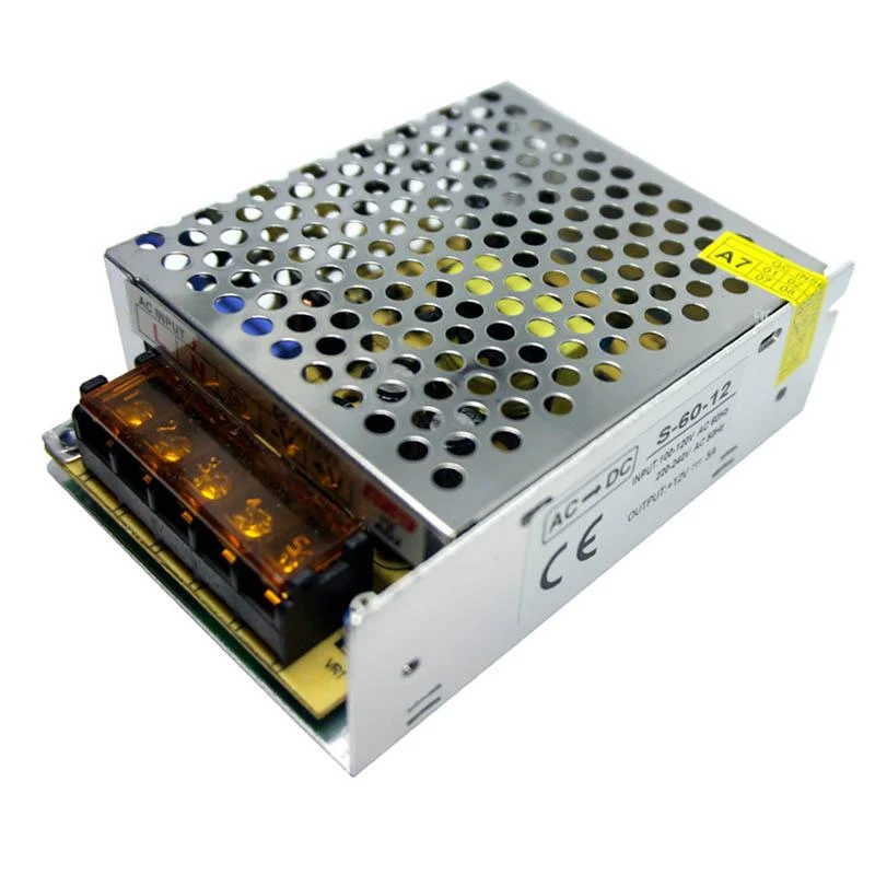 60W 12V 5A Netzteil Industrienetzteil LED Trafo ~1087