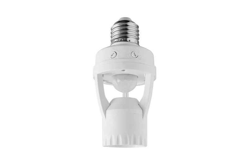 Bewegungsmelder für E27 Leuchtmittel, CR-6, weiß