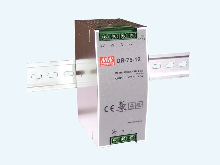 DR-75 Serie, DIN-Hutschienennetzteil, Single-Out, MeanWell,