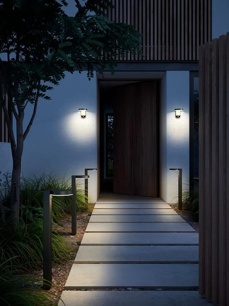 LED Pollerleuchte Rica Round Solar IP44