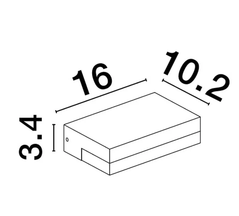 Pure LED Außenwandleuchte 3000K Anthrazit IP65