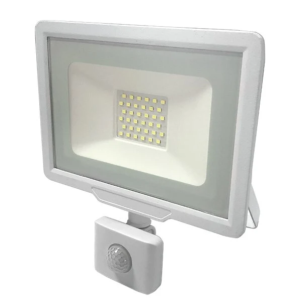 LED SMD Fluter weiß IP65 mit Bewegungsmelder