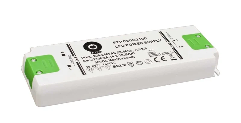 LED-Netzteil, 59,85 W, 2100 mA, 14,5-28,5 V DC