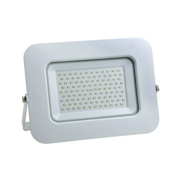 LED-Fluter, 100 W, 8500 lm, slim, weiß, IP65, 6000 K (kaltweiß)