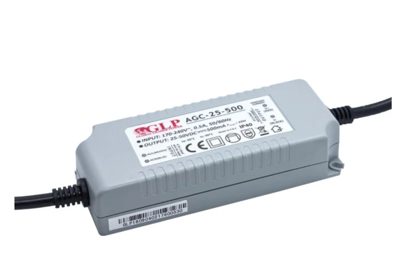 LED-Netzteil, 25 W, 500 mA, 25-50 V DC, IP40