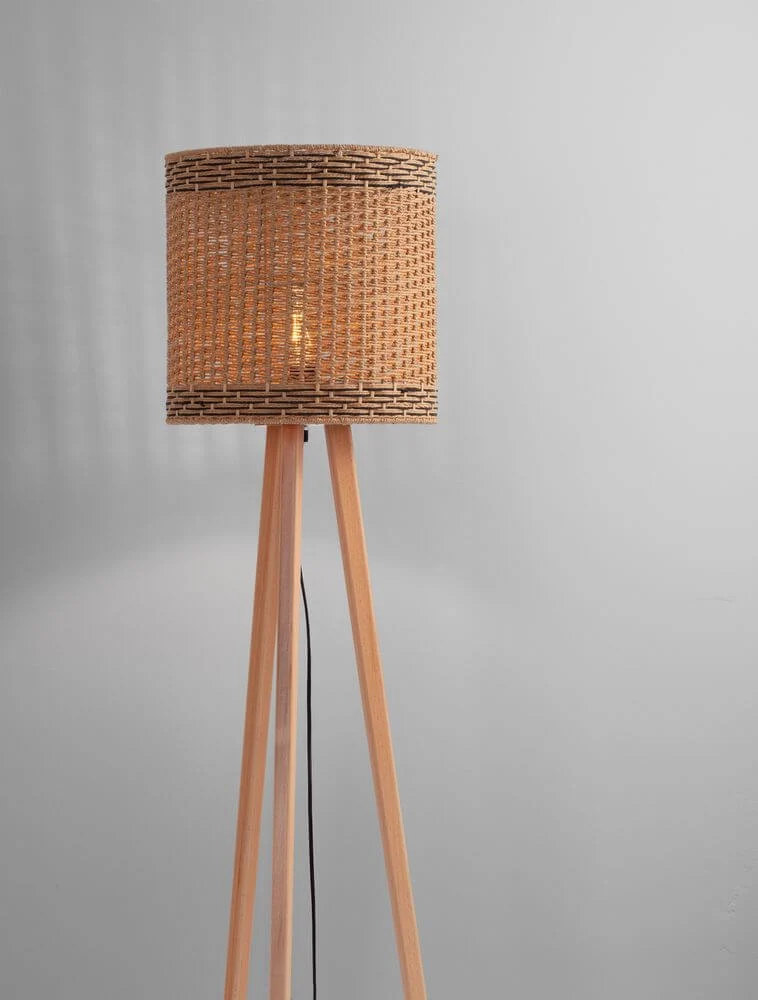 Plette Stehlampe Natur