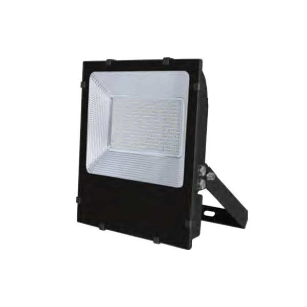 LED-Flutlicht mit Terminalblock, 100 W, 9000 lm, 6000 K (kaltweiß), schwarz, IP65