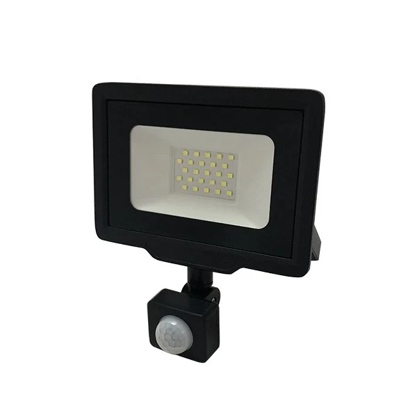 LED-Fluter, 20 W, 2700 K, IP65, Bewegungsmelder