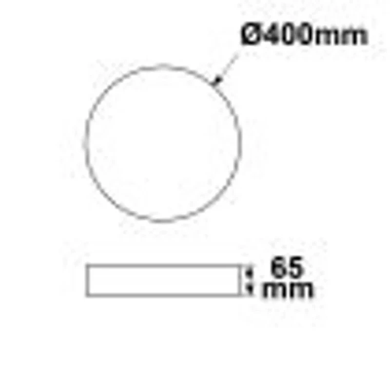 LED Deckenleuchte Meda Ø 40cm ColorSwitch 2700-4000K IP40 Dimmbar