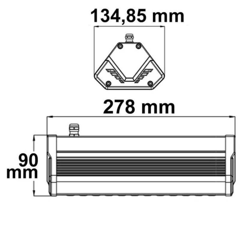 LED Hallenleuchte LN 50W 30°*70° IP65 1-10V Dimmbar Neutralweiß