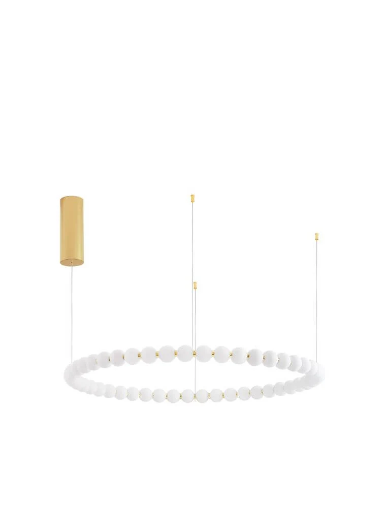 Perla LED Pendelleuchte 46-flammig Ø 104cm 3000K Gold