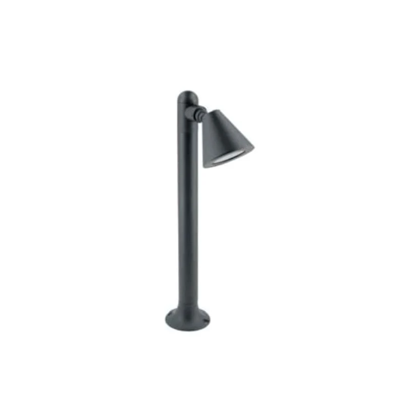 LED Gartenleuchte GU10, Wegeleuchte, 50 cm Säule, IP44, schwarz