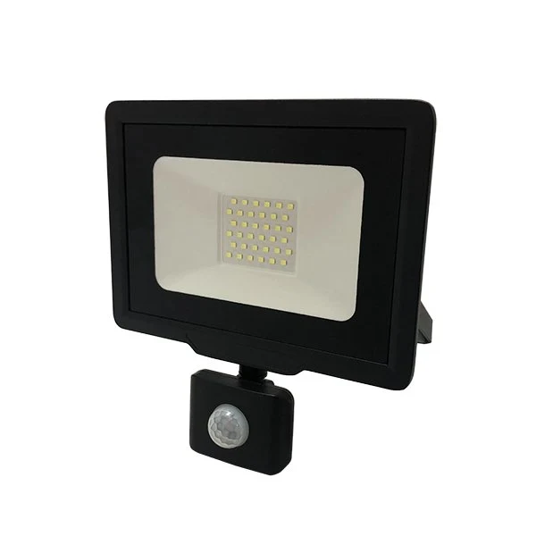 LED-Fluter, 30 W, 2700 K, IP65, Bewegungsmelder