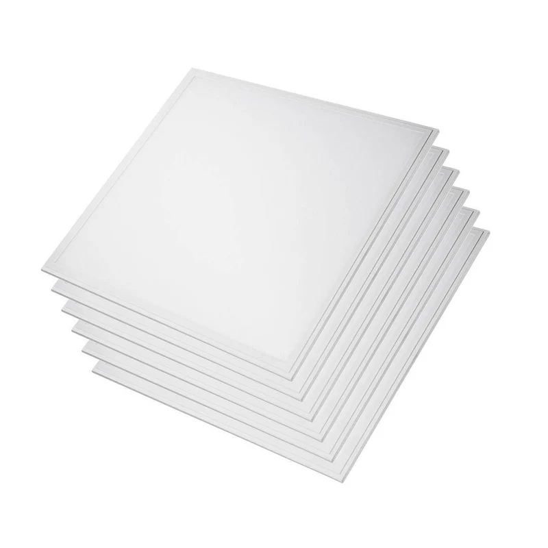 6er Pack LED-Panels, 36 W, 62x62 cm, 6000K