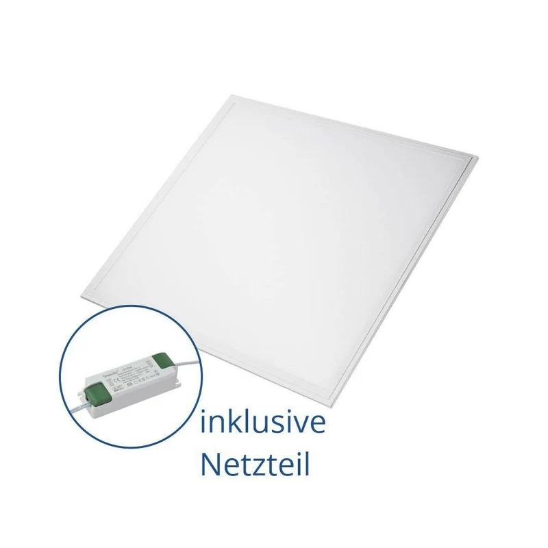 6er Pack LED-Panels, 36 W, 62x62 cm, 6000K
