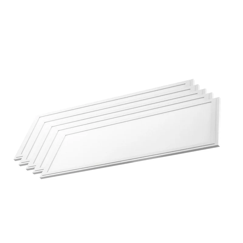 5er Pack LED CCT Panel mit Fernbedienung, 120x30 cm, 36 W, 3600 lm, dimmbar
