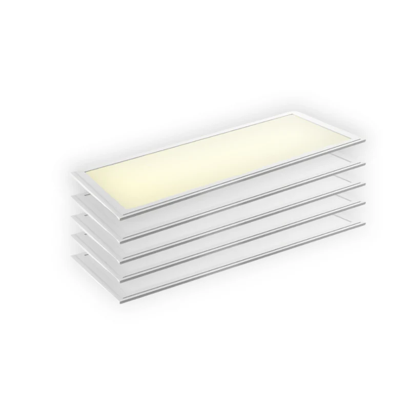 5er Pack LED Panelleuchte 120x30 cm, 36 W, 3.600 lm, 3000 K (warmweiß)