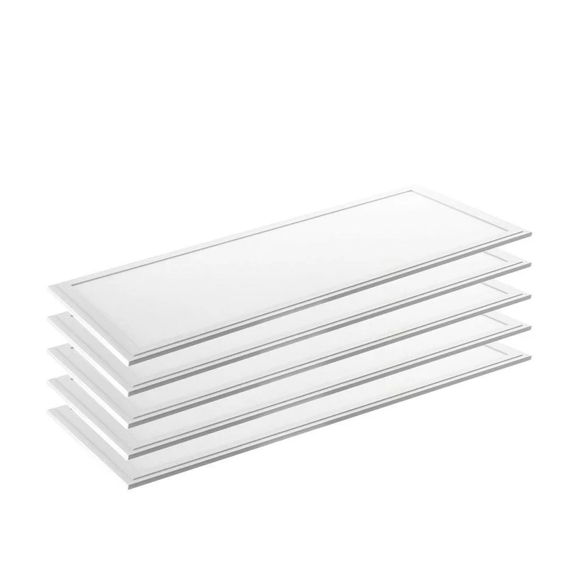 5er Pack LED Panelleuchte 120x30 cm, 36 W, 3.600 lm, 3000 K (warmweiß)