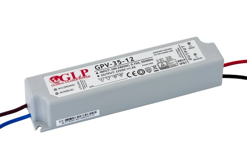 GPV-35: LED-Netzteil, 35 W Serie, IP67, 15 V DC, 2,4 A