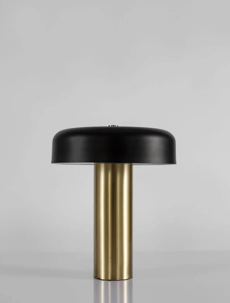 Pandora LED Tischleuchte 3000K Schwarz, Gold