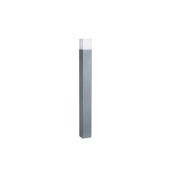 Standleuchte für den Außenbereich, 80 cm, für E27-Leuchtmittel, grau